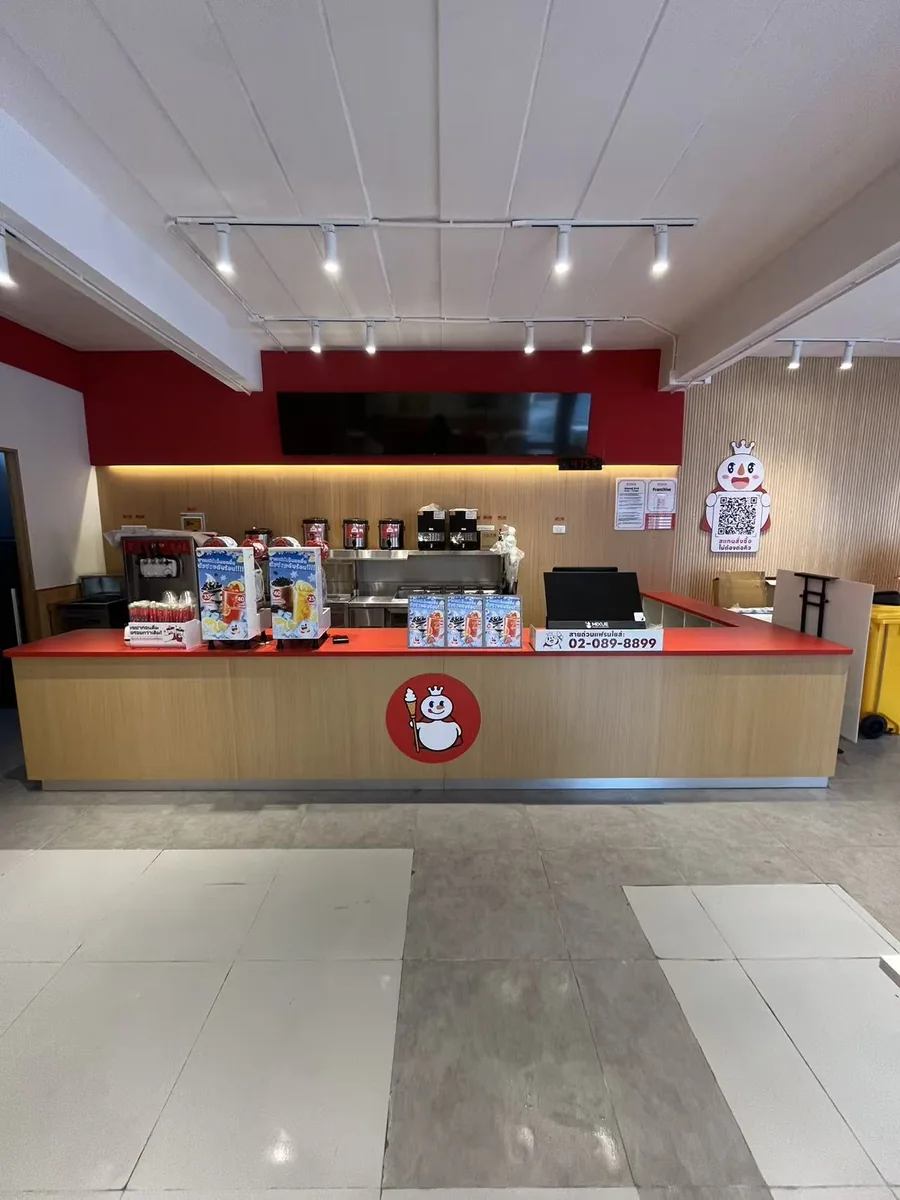 蜜雪门店点单区